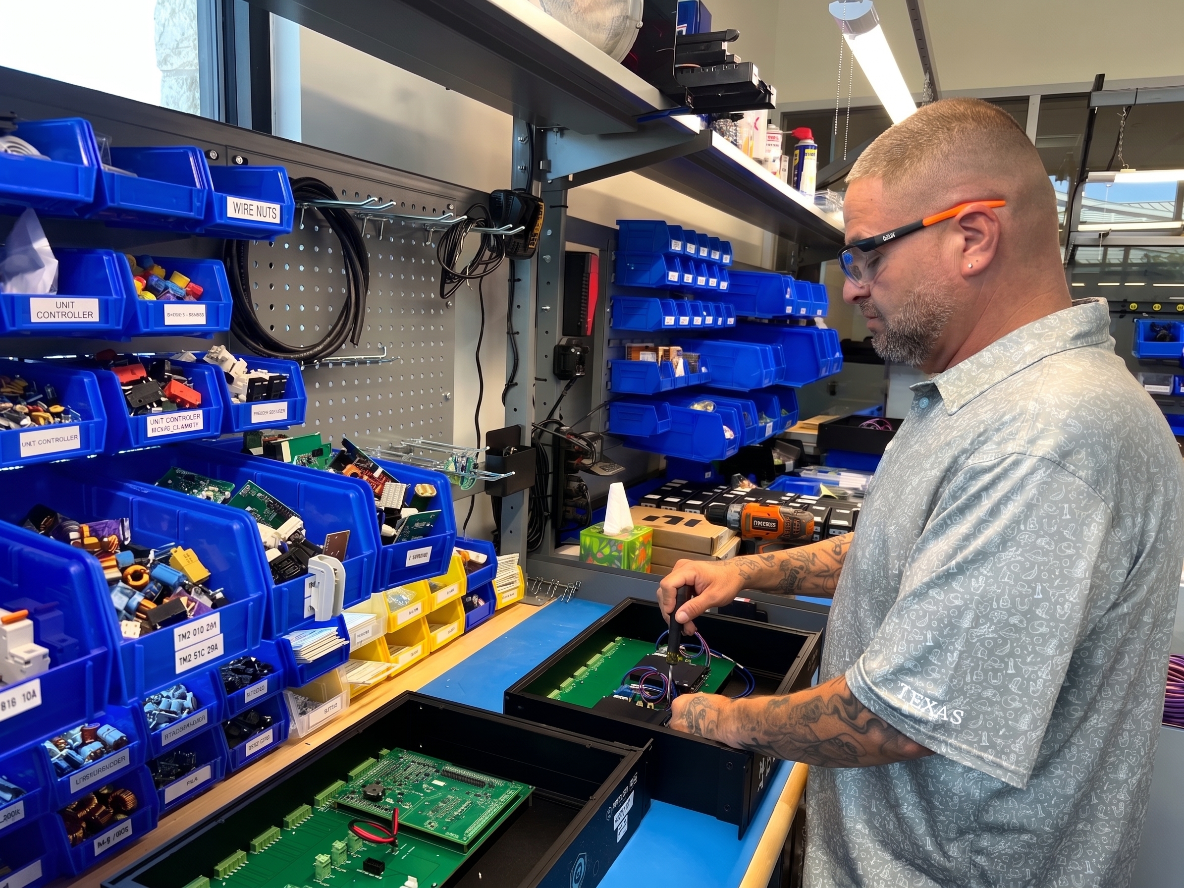 Fractal EMS hardware testing and quality assurance