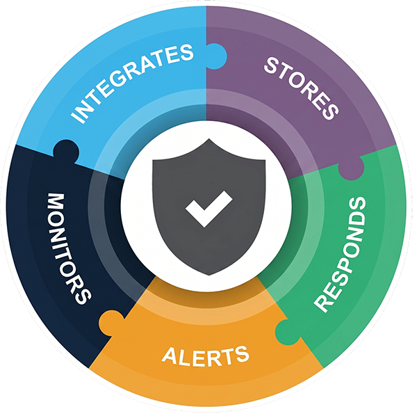 Fractal EMS enhanced safety wheel: integrates, stores, alerts, responds, monitors