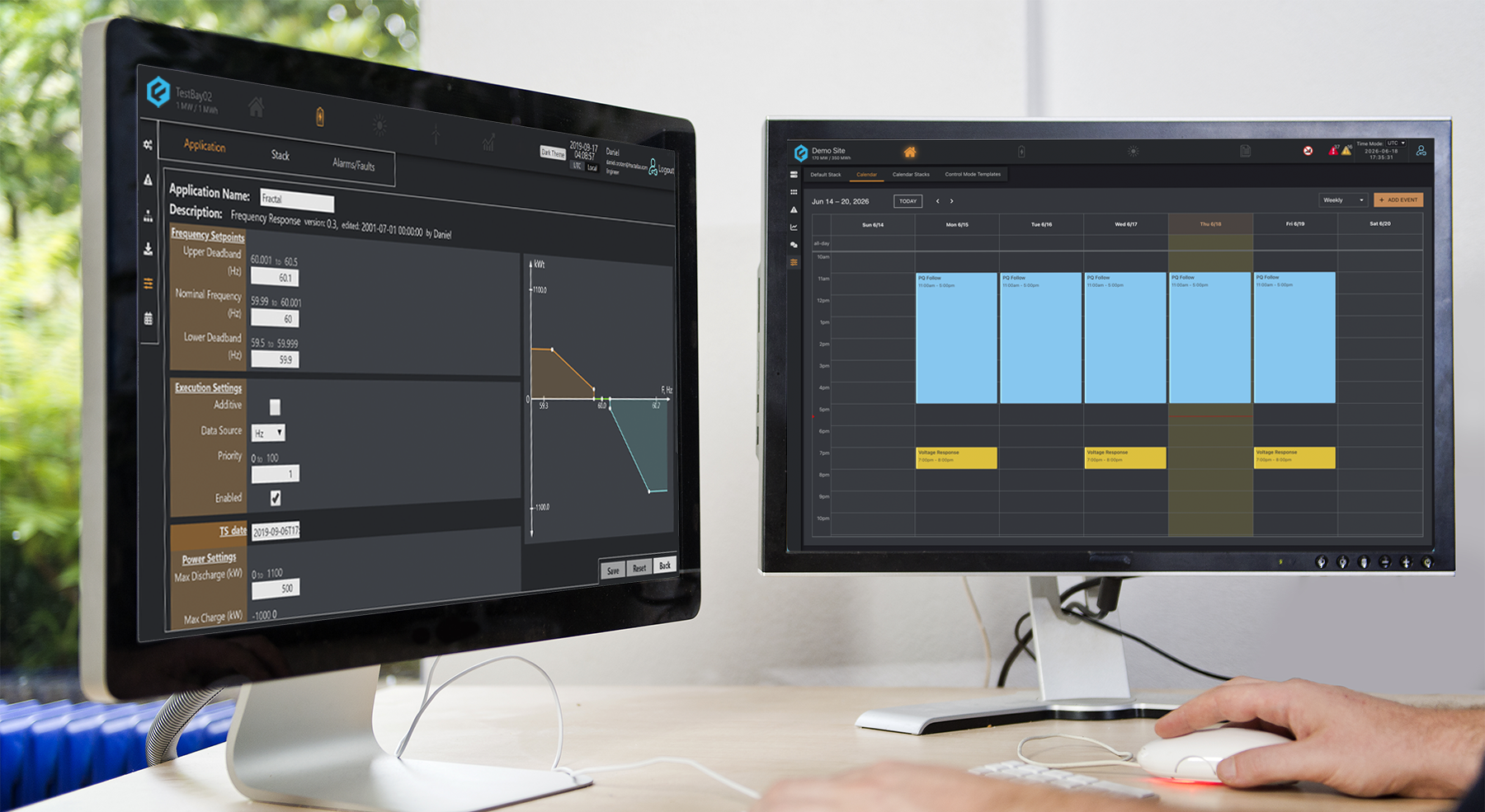 Configure applications dashboard